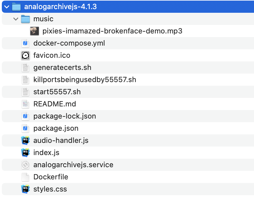 Project file structure